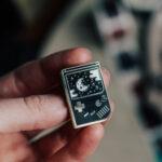 Gameboy enamel pin