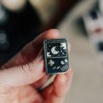 Gameboy enamel pin